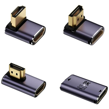 4SMARTS ZESTAW ADAPTERÓW HDMI 8K DO TELEWIZORA MONITORA 4 SZT. ZŁĄCZE W