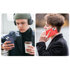 Carbon Case etui iPhone 14 elastyczny żelowy pokrowiec na tył plecki niebieski
