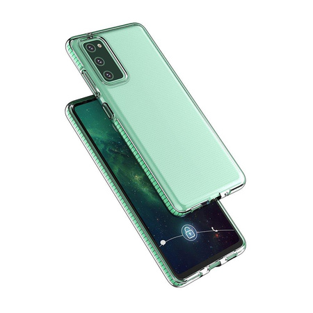 Spring Case etui Realme C31 silikonowy pokrowiec z ramką czarne