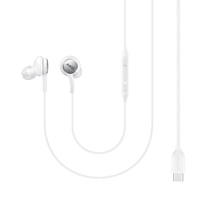 Samsung AKG przewodowe słuchawki dokanałowe USB Typ C biały (EO-IC100BWEGEU)
