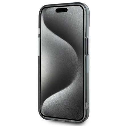 KARL LAGERFELD ETUI DO MAGSAFE DO IPHONE 15 6.1 HARDCASE Z LOGO CHOUETTE