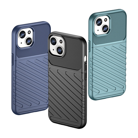 Pancerne etui Thunder Case do iPhone 15 - niebieskie