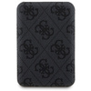 Zestaw Guess GUBPM5P15S4GEMGK iPhone15 6.1 hardcase + Powerbank 5000mAh MagSafe czarny/black 4G Metal Logo