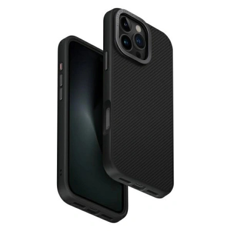 UNIQ etui Keva Max iPhone 16 Pro Max6.9 Magclick Charging czarny/carbon black