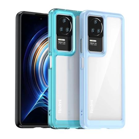 HURTEL POKROWIEC CASE DO XIAOMI POCO F4 5G Z ELASTYCZNĄ RAMKĄ PROTEKCYJNE