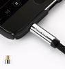 Ugreen płaski kątowy kabel przewód audio AUX 3,5 mm mini jack 0,5 m czarny (AV119 10596)