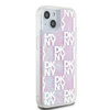 DKNY ETUI HARDCASE DO IPHONE 15 14 13 6.1 LIQUID GLITTER MULTILOGO DESIGN