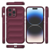 Magic Shield Case etui do iPhone 14 Pro Max elastyczny pancerny pokrowiec burgundowy