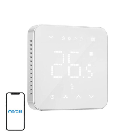 MEROSS TERMOSTAT WIFI INTELIGENTNY DO SMART HOME HOMEKIT ZDALNE STEROWANIE