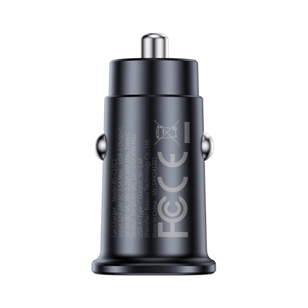 Ładowarka samochodowa Baseus GoTrip 2 x USB-C 30W - czarna