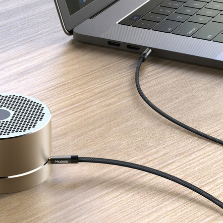 MCDODO KABEL MINI JACK JACK 3,5MM STEREO WTYK AUX PRZEWÓD AUDIO MOCNY 1M