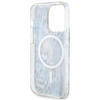 Etui Guess GUHMP14XHLEOPWB na iPhone 14 Pro Max 6.7" - niebieskie Leopard MagSafe
