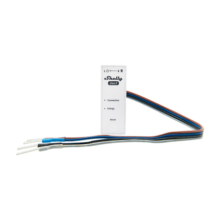 Miernik energii 1/3-kanałowy WiFi Shelly 3EM-63W Gen3 (model przewodowy)