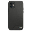 Etui BMW BMHCP12SMHOLBK iPhone 12 mini 5,4" czarny/black hardcase M Collection Smooth PU