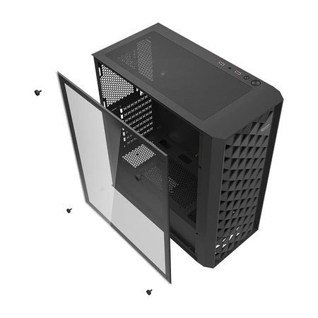 DARKFLASH OBUDA KOMPUTEROWA DK351 DO ATX Z CHŁODZENIEM RGB I WENTYLATORAMI