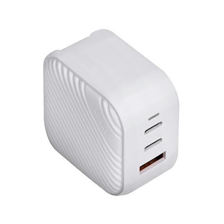 Ładowarka sieciowa Uniq Verge Pro 66W GaN USB-C - biała