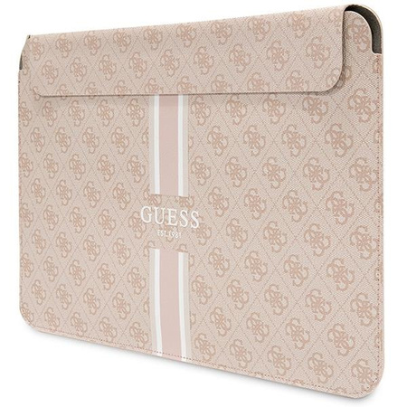 Etui Guess GUCS14P4RPSP 14" różowy/ pink 4G Printed Stripes