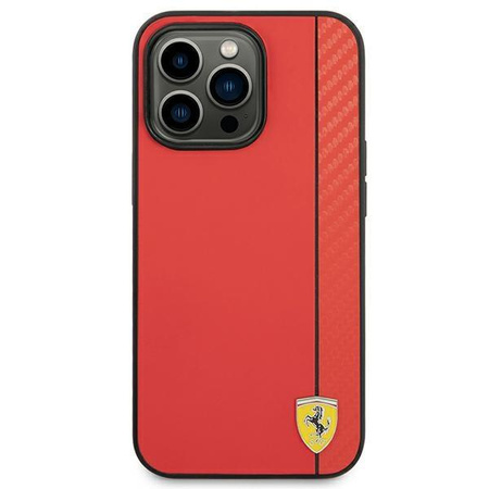 Ferrari FEHCP14LAXRE iPhone 14 Pro 6,1" czerwony/red hardcase Carbon