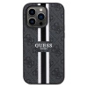 Etui Guess 4G Printed Stripes MagSafe na iPhone 15 Pro Max - czarne