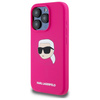 KARL LAGERFELD ETUI SILICONE KARL HEAD PRINT DO IPHONE 15 PRO 6.1 Z DO