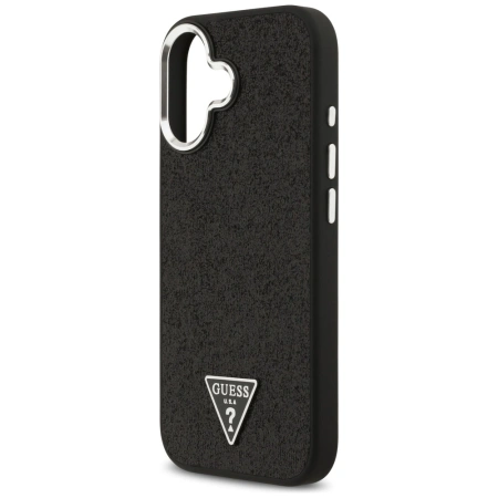 GUESS ETUI GLITTER TRIANGLE LOGO MAGSAFE DO IPHONE 17 OCHRONA Z EFEKTEM