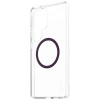 Etui CARE by PanzerGlass Flagship Urban Combat Purple QI do Samsung Galaxy S25 Ultra - przezroczysty