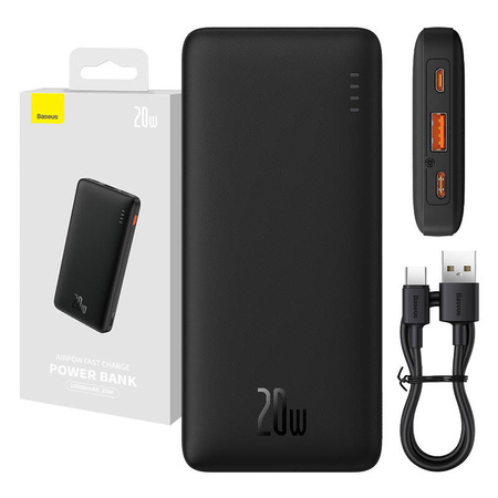 BASEUS POWERBANK AIRPOW 10000MAH 20W DO IPHONE ANDROID Z SZYBKIM ŁADOWANIEM