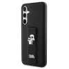 Etui Karl Lagerfeld Gripstand Saffiano Karl&Choupette Pins na Samsung Galaxy S23 FE - czarne