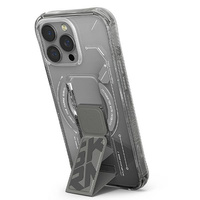 Skinarma etui Helio iPhone 16 Pro Max    6.9 Magnetic Charging + Grip Stand titanium