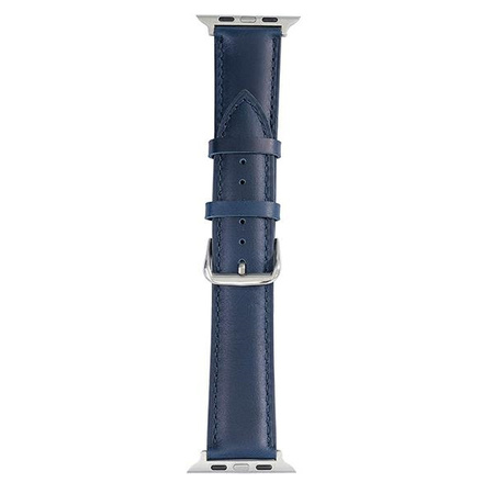 Beline pasek Apple Watch Leather42/44/45/49mm niebieski /blue