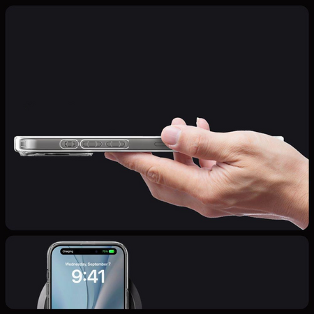 SPIGEN ULTRA HYBRID MAG MAGSAFE IPHONE 15 PRO MAX FROST CLEAR