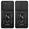 Hybrid Armor Camshield etui Samsung Galaxy S23+ pancerny pokrowiec z osłoną na aparat różowe