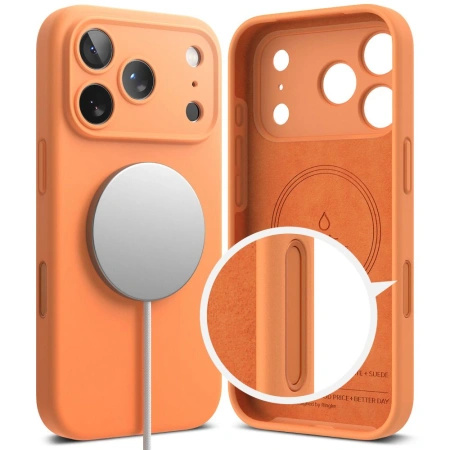 RINGKE ETUI SILICONE MAGNETIC MAGSAFE DO IPHONE 17 PRO MAX OCHRONA