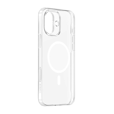 BASEUS ETUI DO IPHONE 16 MAGNETYCZNE Z PRZEZROCZYSTĄ OKŁADKĄ TOUCHBUTTON