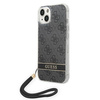 Guess GUOHCP14MH4STK iPhone 14 Plus 6,7" czarny/black hardcase 4G Print Strap