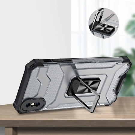 HURTEL CRYSTAL RING CASE PANCERNE ETUI DO IPHONE XS MAX MAGNETYCZNY UCHWYT