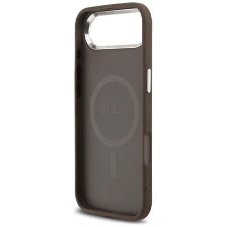 GUESS ETUI TRIANGLE LOGO MAGSAFE DO IPHONE AIR ELEGANCKIE Z OCHRONĄ