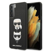 Karl Lagerfeld KLHCS21MSAKICKCBK S21+ G996 czarny/black hardcase Saffiano Ikonik Karl&Choupette Head