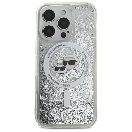 KARL LAGERFELD ETUI HARDCASE DO IPHONE 16 PRO 6.3 DO MAGSAFE LIQUID GLITTER