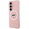 Etui Karl Lagerfeld IML Repeated         Choupette MagSafe do Samsung Galaxy S26 Plus różowy