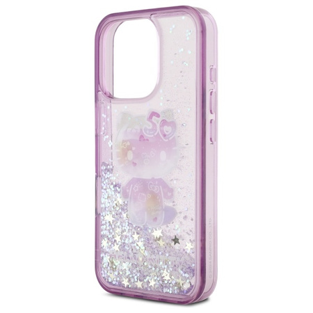 HELLO KITTY HARDCASE DO IPHONE 16 PRO LIQUID GLITTER 50TH ANNIVERSARY PARTY