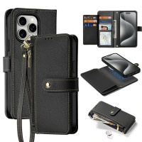 DUX DUCIS ETUI SKÓRZANE DO IPHONE 15 PRO LAVA Z OCHRONĄ NA ROGI MAGNETYCZNE