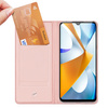 Dux Ducis Skin Pro etui Xiaomi Poco C40 pokrowiec z klapką portfel na kartę podstawka różowe