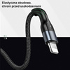 USAMS KABEL DO LIGHTNING 1M DO IPHONE 2A PLECIONY Z LED Z SZYBKIM