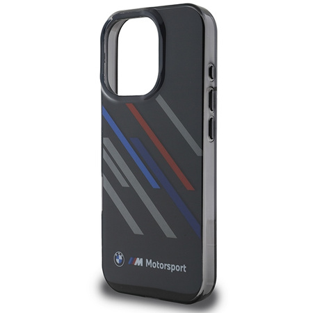 BMW ETUI HARDCASE DO IPHONE 16 PRO MOTORSPORT STRIPES IML KOMPATYBILNE