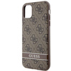 Etui Guess GUHCN61P4SNW na iPhone 11 / Xr - brązowe 4G Stripe