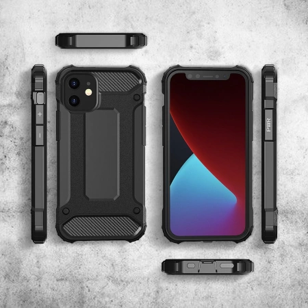 HURTEL ETUI PANCERNE DO IPHONE 12 PRO MAX OCHRONNE Z HYBRYDOWĄ OCHRONĄ