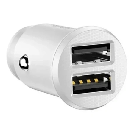 BASEUS ŁADOWARKA SAMOCHODOWA 2x USB 5V 3.1A DO TELEFONÓW I TABLETÓW SZYBKA