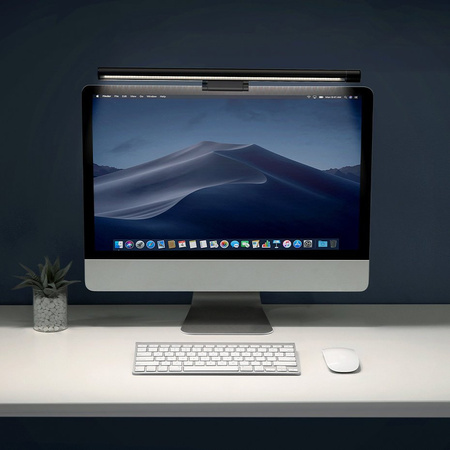 Baseus i-wok Series lampka LED na monitor do pulpitu oświetlenie ekranu czarna (DGIWK-P01)