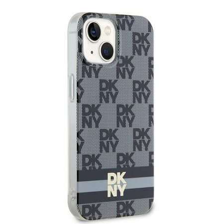 DKNY ETUI HARDCASE DO IPHONE 15 14 13 6.1 DO MAGSAFE WZÓR CHECKERED MONO
